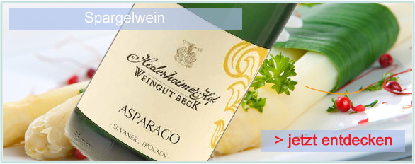 Unsere Spargelentdeckung aus der Rebsorte Silvaner von Michael Beck vom Hedesheimer Hof aus Rheinhessen!