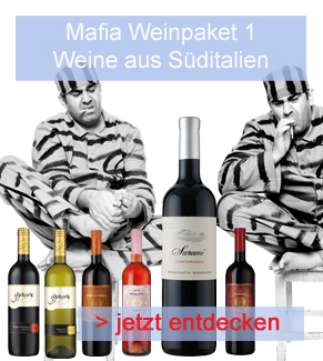Mafia Weinpaket S�ditalien - entdecke die fantastische Welt der Weine aus S�ditalien!