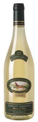 Eugenio+Collavini+%91Villa+Canlungo%92+Pinot+Grigio+IGT+Venezia+Giulia - Auf einem Gesamtbesitz von 160 Hektar baut Manlio Collavini, der heutige Besitzer des Gutes Eugenio Collavini, eine Vielzahl von Rebsorten an: Pinot Grigio, Chardonnay, Sauvignon, Ribolla Gialla, Toca...