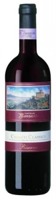Castello di Monsanto Chianti Classico Riserva D.O.C.G. - Das Castello di Monsanto liegt am westlichen Rand des Chianti Classico umgeben von Eichenw�ldern, Olivenhainen und Zypressenformationen. Die sorgsam gepflegten Reben stehen auf einer H�he von 250 bis ...