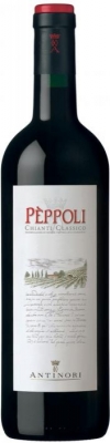 Marchesi Antinori P�ppoli Chianti Classico DOCG - Das Gut P�ppoli befindet sich 5 km nord�stlich von Tignanello. Von seinen insgesamt 100 ha sind 62 ha mit Weinbergen bepflanzt. Die nach Osten/Nordosten ausgerichteten Weinberge verf�gen trotz ihrer u...
