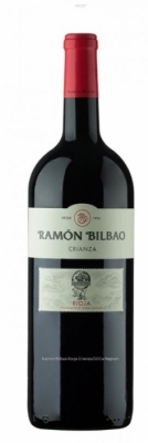 Bodegas Ramon Bilbao Crianza Magnumflasche - Ramón Bilbao Crianza: Dieser vielseitige, ausgewogene Wein besteht zu 100% aus Tempranillo. Ein echter Klassiker, der rund 14 Monate in amerikanischen Eichenfässern und abschließend 8 Monate auf der F... Bodegas Ramon Bilbao Crianza Magnumflasche - Ramón Bilbao Crianza: Dieser vielseitige, ausgewogene Wein besteht zu 100% aus Tempranillo. Ein echter Klassiker, der rund 14 Monate in amerikanischen Eichenfässern und abschließend 8 Monate auf der F...