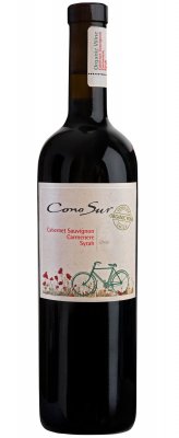 Cono Sur Cabernet Sauvignon/Carmenere Organic, limitiert *organischer Anbau*  - Im Jahr 2000 begann Cono Sur damit, einen Teil seiner Weinberge auf biologischen Anbau umzustellen. Waren es zuerst nur 40 Hektar Weinberge im Colchagua Valley, so betr�gt die Fl�che heute �ber 300 He...
