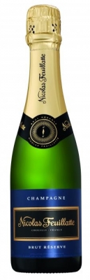 Champagne Nicolas Feuillatte Brut Reserve halbe Flasche - Champagne Nicolas Feuillatte wurde 1976 gegr�ndet und z�hlt heute zu den erfolgreichsten Champagnermarken der Welt. Gr�nder und Namensgeber Nicolas Feuillatte, der die Marke repr�sentiert, blickt geme...