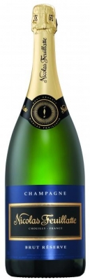 Champagne Nicolas Feuillatte Brut Reserve Magnumflasche - Die Brut Reserve ist die Standard-Cuv�e von Nicolas Feuillatte. Unter anderem ist diese Cuv�e als Haus-Champagner bei der renomierten Hotelkette Intercontinental, Deutschlands Koch des Jahres 2010 - S...