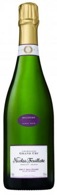 Nicolas Feuillatte Grand Cru - Pinot Noir Mill�sim�e  - Ein weiteres gro�artiges Beispiel des Bestrebens von Jean-Pierre Vincent und seinem Team um H�chstleistungen bei der Champagne-Bereitung sind die neuen, reinsortigen Grands Crus Mill�sim�es aus Chardo...