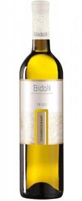 Bidoli Chardonnay DOC  - Das Weingut Bidoli wurde 1924 von Alessandro Bidoli gegr�ndet und ist seither in Familienbesitz. Es liegt im n�rdlichen Friaul in der h�geligen Region Grave, unweit von San Daniele. Heute wird der Bet...
