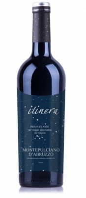 Itynera Montepulciano d�Abruzzo DOC Barrique - Der Montepulciano d�Abruzzo zeigt dunkle Fr�chte, Zimt und w�rzige Aromen in der Nase. Voll und samtig am Gaumen, dichte Fruchtf�lle und angenehm weiches Tannin. Das Holz ist sehr elegant eingebunden....