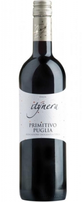 Itynera Primitivo Puglia IGT - Primitivo Puglia: Primitivo wird vor allem in der s�ditalienischen Region Apulien angebaut. Der itynera Primitivo ist fruchtig am Gaumen mit Aromen von ged�rrten Fr�chten und Tabak.  Das Itynera-Sorti...