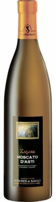 Marchesi Di Barolo Zagara Moscato d�Asti DOCG - Der Moscato d�Asti DOCG Zagara ist ein leicht moussierender, edels�sser Weisswein. Er wird im Piemont bei Marchesi di Barolo vinifiziert und passt hervorragend zu S��speisen, aber auch zu salzigem K�s...